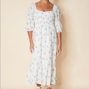 NWT faithful the brand Marita midi dress in Astoria floral print